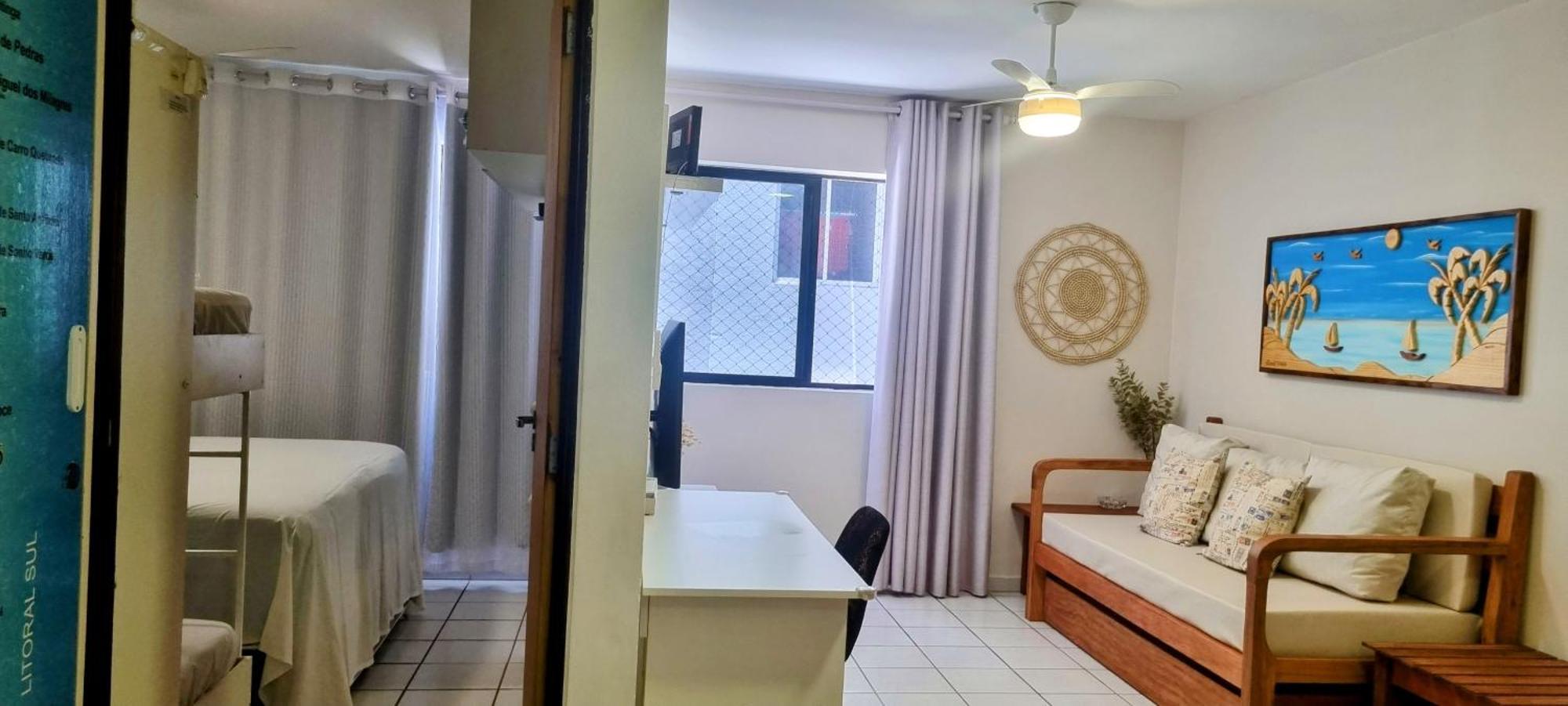 Maceio Ferias - Apto Completo E Totalmente Climatizado A 100M Praia Ngoại thất bức ảnh